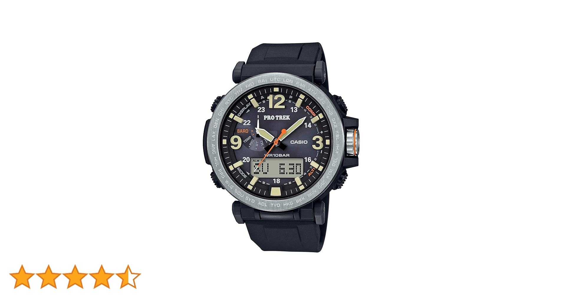 Amazon.co.jp: カシオ メンズ PRO TREK ステンレススチール 日本製